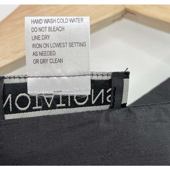 NWT Notations Plus Size 100% Silk 3/4 Sleeve Button Up Blouse Jacket 2x Preppy - Picture 8 of 12